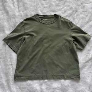 Abercrombie & Fitch Olive Green Men's Shirt